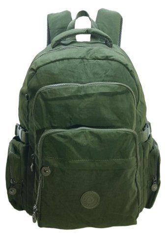 Baginn Klinkır Çok Cepli Hafif Kumaş 001 Gri Kadın Sırt Çantası