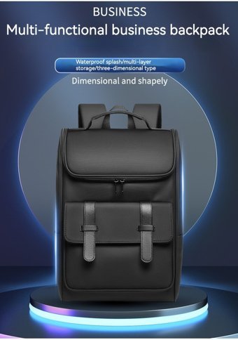 Eurcool Ec6608 Su Geçirmez Siyah Erkek Sırt Çantası