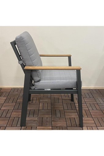 Munywood Dikdörtgen Ahşap-Metal 80x210 cm Kahverengi - Siyah Kamp Masası