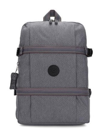 Kipling Tamiko P Orta Boy Gri Carbon Emboss Combo Gri Kadın Sırt Çantası