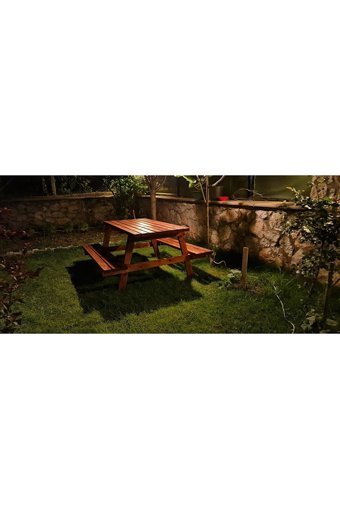 Tritonstore Dikdörtgen Ahşap cm Kahverengi Kamp Masası