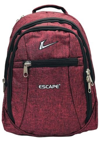 Necati 15.6 İnç Laptop Bölmeli Kumaş Bordo676 Erkek Sırt Çantası