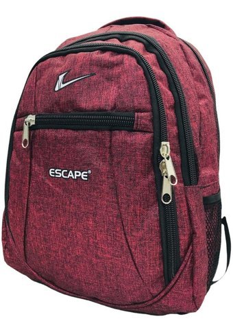 Necati 15.6 İnç Laptop Bölmeli Kumaş Bordo676 Erkek Sırt Çantası