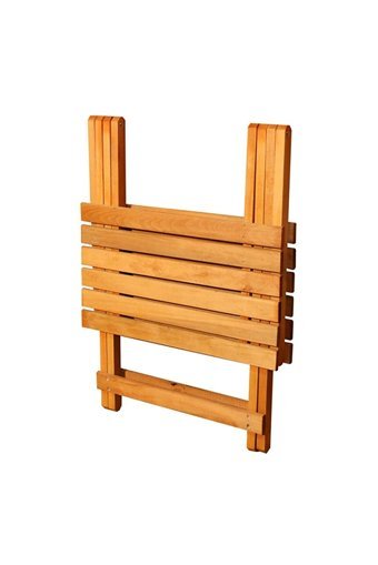Mavienerji Katlanabilir Dikdörtgen Ahşap 50x60 cm Kahverengi Kamp Masası