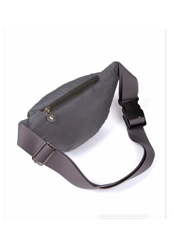 Newish Polo Krınkıl Su Geçirmez Kumaş Bel Gri Kadın Sırt Çantası