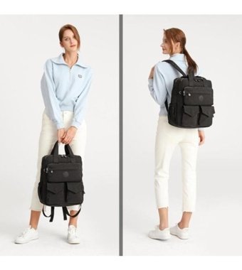 Smart Bags Büyük Boy Krinkıl Kumaş Smart Bags 1175 Kadın Sırt Çantası