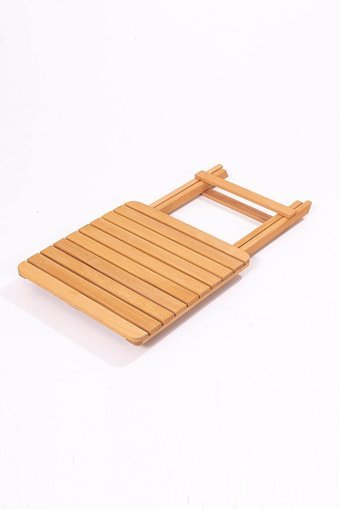 Meya Dekor Katlanabilir Kare Ahşap 50x50 cm Kahverengi Kamp Masası