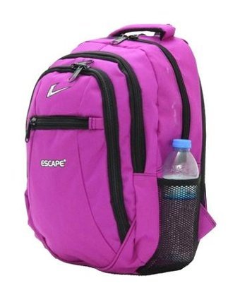 Escape 307 Düz Polyester Kumaş Düz Bordo Erkek Sırt Çantası