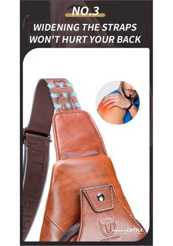 Bull Captan Seyahati Crossbody Siyah Erkek Sırt Çantası