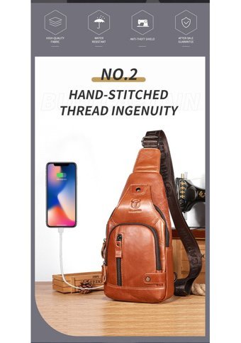 Bull Captan Seyahati Crossbody Siyah Erkek Sırt Çantası
