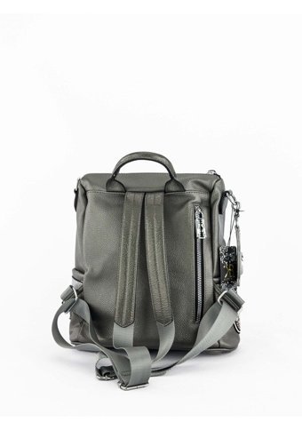 Gülşah Çaptı Bag Kriste Bell Pewter 26449 Kadın Sırt Çantası