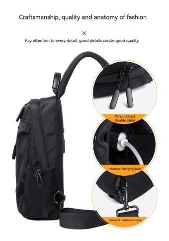 Wyanet Hespero Çok Fonksiyonlu Gündelik Crossbody Mavi Erkek Sırt Çantası