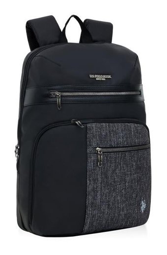 U.S. Polo Assn. 23678 Laptop Bölmeli Siyah Erkek Sırt Çantası