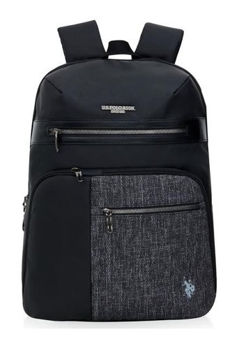 U.S. Polo Assn. 23678 Laptop Bölmeli Siyah Erkek Sırt Çantası