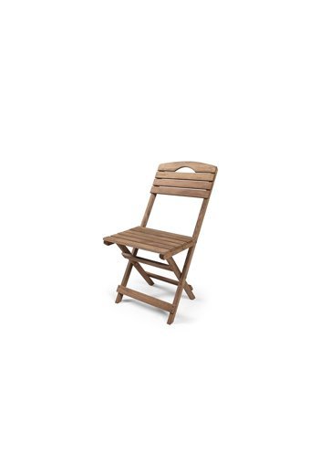 Barışahşap Katlanabilir Kare Ahşap 50x50 cm Kahverengi Kamp Masası