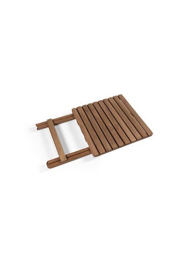 Barışahşap Katlanabilir Kare Ahşap 50x50 cm Kahverengi Kamp Masası