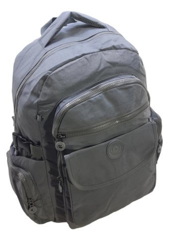 Baginn Klinkır Çok Cepli Hafif Kumaş Spor 001 Gri Kadın Sırt Çantası
