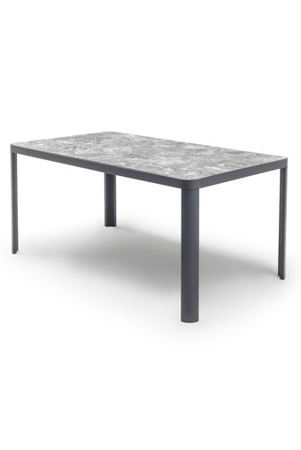 Vieno Home Garden Dikdörtgen Metal 80x140 cm Antrasit Kamp Masası