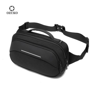 Ozuko 9551 Gündelik Çapraz Gri Erkek Sırt Çantası