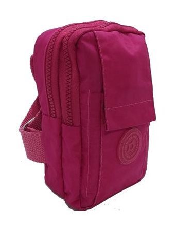 Newish Polo Body Bag Göğüs Ve Telefon Bölmeli Pembe Kadın Sırt Çantası