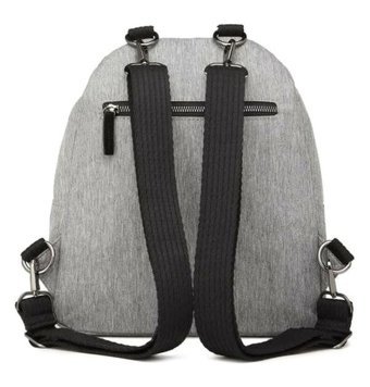 Smart Bags Kırçıllı Gri Siyah Smb1169 Gri Siyah Kadın Sırt Çantası