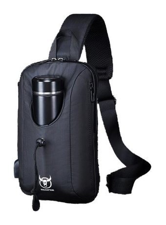 Bull Captan Spor Crossbody Erkek Koyu Mavi Sırt Çantası