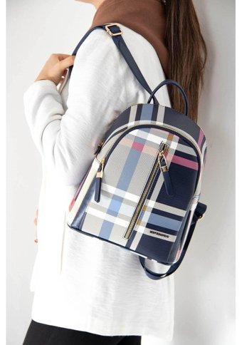 Silver & Polo Lacivert Nv901 Kadın Sırt Çantası