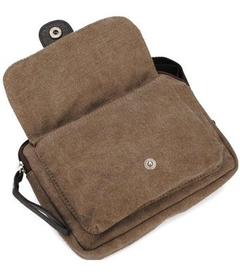 Generic Çok Fonksiyonlu Kanvas B Crossbody Siyah Erkek Sırt Çantası
