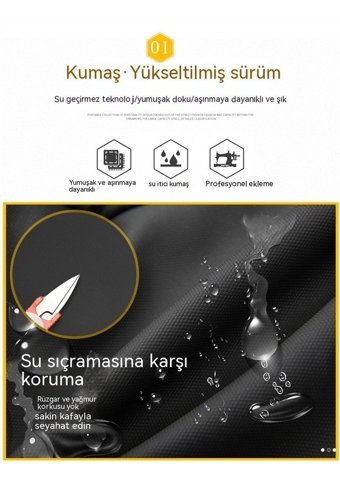 Haiyaao Unb01 Usb Şarj Bağlantı Noktana Sahip Su Geçirmez Siyah Erkek Sırt Çantası