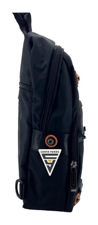 Yurdu Ççs London 51532 Slingbag Siyah Erkek Sırt Çantası