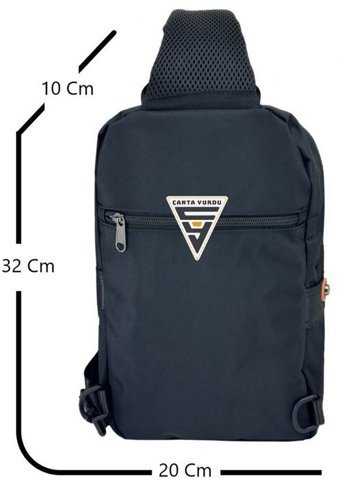 Yurdu Ççs London 51532 Slingbag Siyah Erkek Sırt Çantası