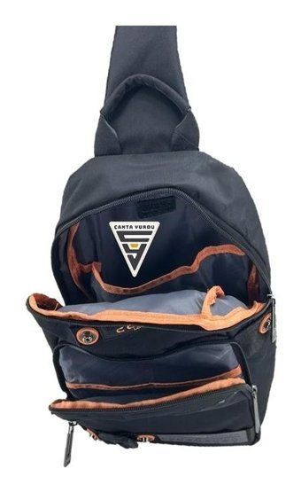 Yurdu Ççs London 51532 Slingbag Siyah Erkek Sırt Çantası