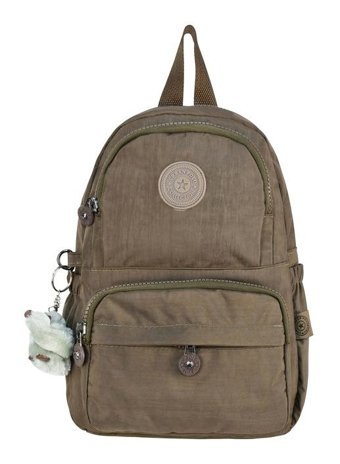 Urban Polo Krem Su Geçirmez Krinkıl Kumaş Kadın Sırt Çantası