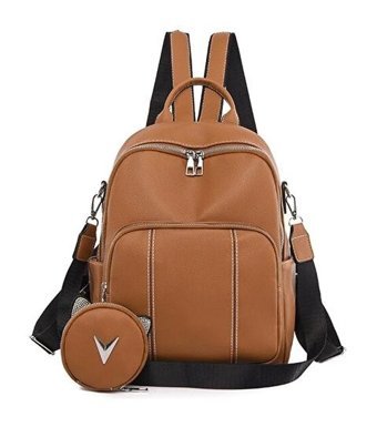 Worryfreeshopping Çift Kullanımlı Bag7998 Kahverengi Kadın Sırt Çantası