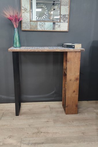 Bluecape Dikdörtgen Ahşap 32x92 cm Çok Renkli Kamp Masası