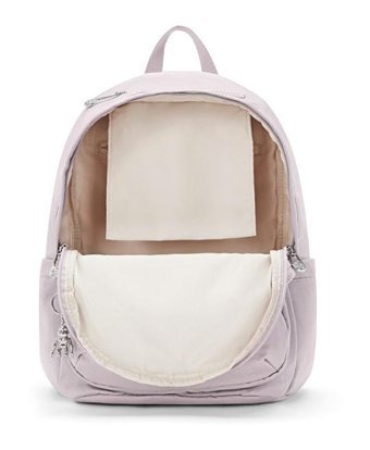 Kipling Delia Orta Boy Gri Gleam Sılver Kadın Sırt Çantası