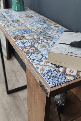 Bluecape Dikdörtgen Ahşap 32x92 cm Çok Renkli Kamp Masası