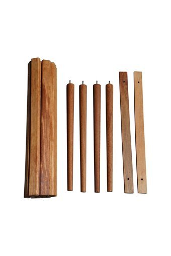 Mavi Trend Katlanabilir Dikdörtgen Ahşap 60x57 cm Kahverengi Kamp Masası