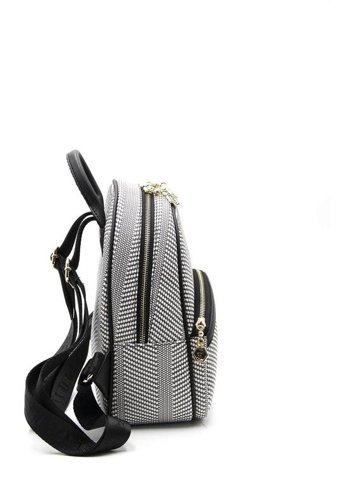 Silver & Polo Siyah Beyaz Siyah Nv945 Kadın Sırt Çantası