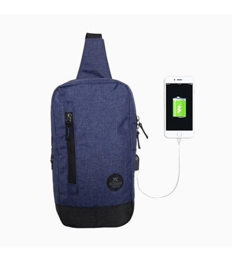 My Valice Smart Bag Usb'Li Çapraz 1501 Lacivert Erkek Sırt Çantası
