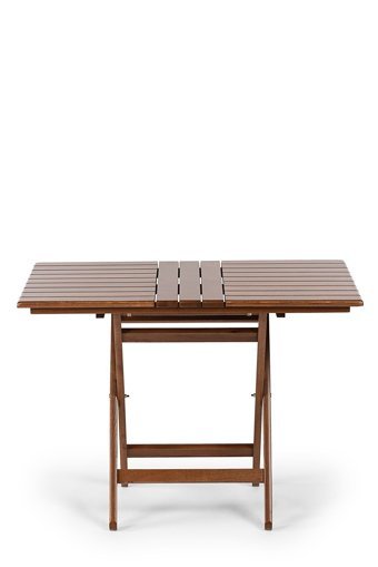 Kalebahcemobilya Katlanabilir Dikdörtgen Ahşap 60x100 cm Kahverengi Kamp Masası