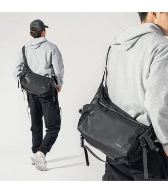 Tangcool Günlük Moda Çapraz Askı Siyah Erkek Sırt Çantası