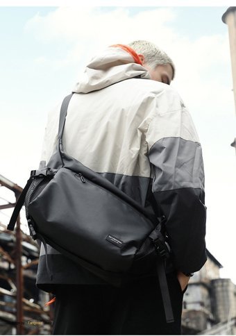 Tangcool Günlük Moda Çapraz Askı Siyah Erkek Sırt Çantası