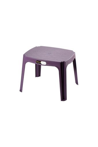 Almina Dikdörtgen Plasik 50x40 cm Eflatun Kamp Sehpası