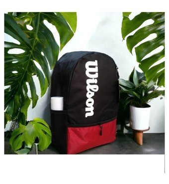 Shopiolog Wilson Kırmızı Çift Gözlü Kadın Sırt Çantası