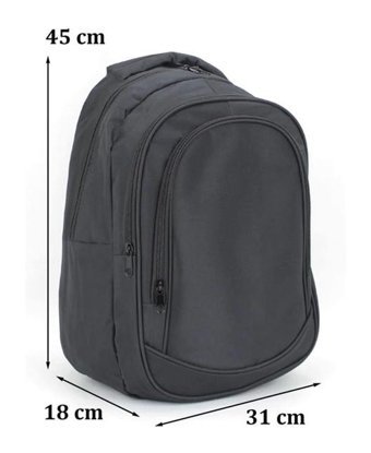 Chım Spor Günlük Siyah Outdoor Erkek Sırt Çantası