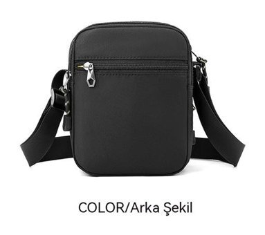 Eternal Luck Mini Çapraz Naylon Spor Küçük Gri Erkek Sırt Çantası