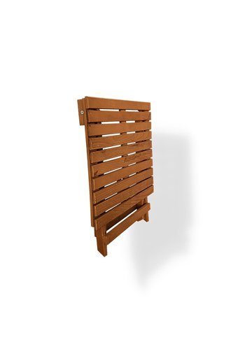 Auris Katlanabilir Dikdörtgen Ahşap 42x42 cm Kahverengi Kamp Sehpası