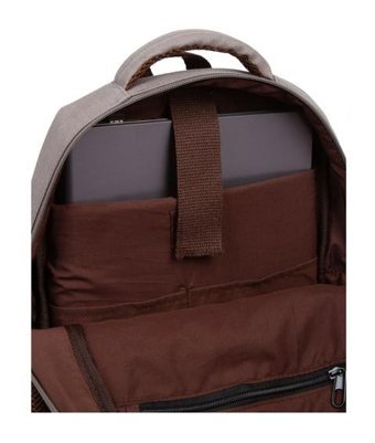 Paqpa Qp Maderia Gri Laptop Bölmeli Qp100302 Erkek Sırt Çantası