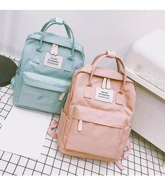Kipling Kanvas Su Geçirmez Büyük Sevimli Dizüstü Pembe Kadın Sırt Çantası